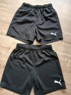 2x Puma sport short broekje zwart 158/164, Ophalen of Verzenden, Sport- of Zwemkleding