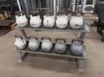 Competitie Kettlebells 8kg t/m 24kg + Opbergrek, Sport en Fitness, Ophalen, Gebruikt, Kettlebell