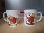 Twee paddington Douwe Egberts bekers mokken, Ophalen of Verzenden, Aardewerk, Overige stijlen, Kop(pen) en/of Schotel(s)
