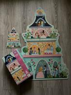 Djeco Vloerpuzzel Prinsessen - Grote Puzzel, Ophalen, 10 tot 50 stukjes, Zo goed als nieuw, 2 tot 4 jaar