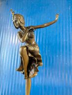 Bronzen beeld van een danseres, Antiek en Kunst, Ophalen of Verzenden