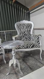 Barokke Zebra Print Fauteuils - Set van 2, Ophalen, Gebruikt, Twee, Zwart