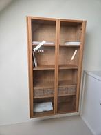 Bolia Cana - wandkast hoog Eiken fineer, Ophalen, 100 tot 150 cm, Zo goed als nieuw, Minder dan 150 cm