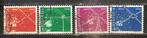 Zwitserland 566-569, Postzegels en Munten, Postzegels | Europa | Zwitserland, Ophalen of Verzenden, Gestempeld