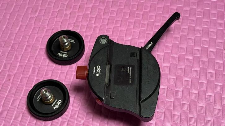 Sachtler aktiv SpeedLevel +75mm Tripod to Slider Adapter Set, Audio, Tv en Foto, Fotografie | Statieven en Balhoofden, Zo goed als nieuw