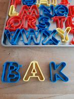 Bakplaat met koekjes uitsteekvormpjes, hele alfabet, Ophalen, Zo goed als nieuw, Bakvorm
