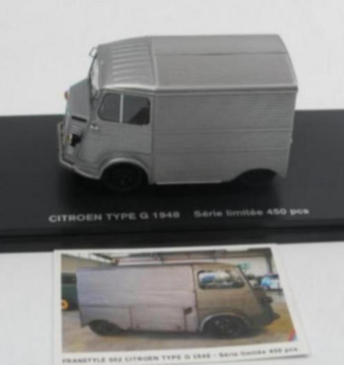 Citroen Type G 1948 grijs proto HY 1/43 Franstyle ref.FRA002, Hobby en Vrije tijd, Modelauto's | 1:43, Nieuw, Auto, Overige merken