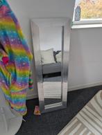 Zilveren Spiegel - Rechthoekig, Ophalen, Zo goed als nieuw, 150 tot 200 cm, Rechthoekig