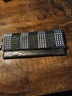Elegante Clutch, Overige merken, Gebruikt, Leer, Zwart