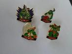 4x pin amora ninja turtles, Verzamelen, Speldjes, Pins en Buttons, Verzenden, Nieuw