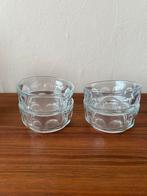 Set van 4 arcoroc 70’s schaaltjes vintage retro, Huis en Inrichting, Keuken | Servies, Ophalen of Verzenden, Overige stijlen, Glas