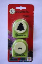 Clippunch fig. Pons + clippunch maxi denneboom 24mm., Verzenden, Nieuw, Kerst, Pons of Mal