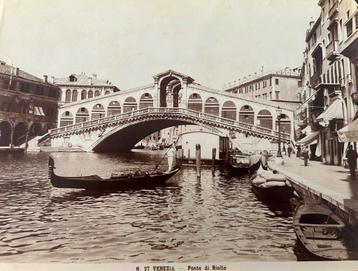 Venezia , Venetië 10 albumine foto’s ca 1890 beschikbaar voor biedingen