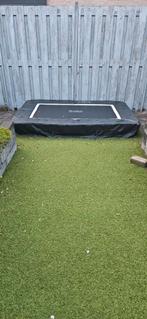 Trampoline rechthoek 220/160, Ophalen, Gebruikt