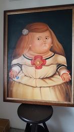 naar botero, meisje met lang haar, Antiek en Kunst, Ophalen