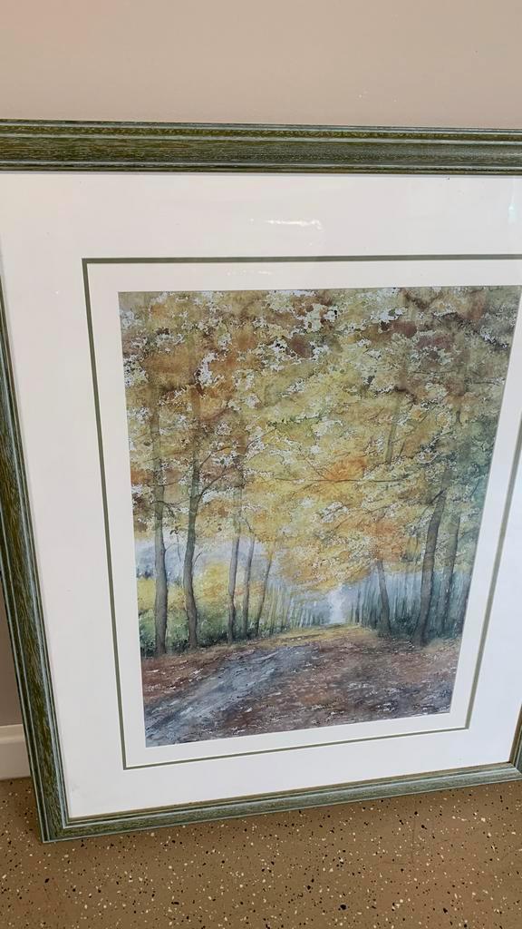 Lente & Herfstbos Schilderijen Set, Antiek en Kunst, Kunst | Schilderijen | Klassiek, Ophalen of Verzenden