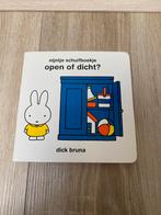 Nijntje schuif boekje, Boeken, Kinderboeken | Baby's en Peuters, Ophalen of Verzenden, Dick Bruna