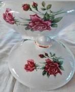 Schumann Arzberg witte relief schalen borden rode roosjes, Antiek en Kunst, Ophalen of Verzenden