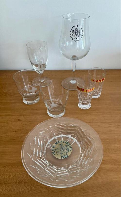 Kristalunie Glaswerk trofeeën prijzen v. wandeltochten 1952, Antiek en Kunst, Antiek | Glas en Kristal, Ophalen of Verzenden