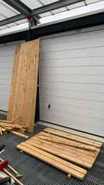 Moeie vaste tafel met twee banken tegen elkaar, Tuin en Terras, Tuintafels, Ophalen, Zo goed als nieuw, Rechthoekig, Hout