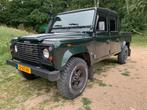 Defender 130 Crewcab TD5 2002 5 zitter grijs kenteken, Auto's, 2500 cc, Stof, Land Rover, Metallic lak