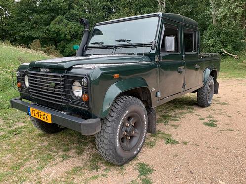 Defender 130 Crewcab TD5 2002 5 zitter grijs kenteken, Auto's, Bestelauto's, Particulier, 4x4, Alarm, Lichtmetalen velgen, Metallic lak