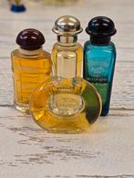 Hermes parfum vintage 4 stuks, Verzamelen, Ophalen of Verzenden, Zo goed als nieuw, Miniatuur, Gevuld