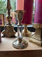 Plexiglas & Messing Kandelaar Set (2 stuks), Ophalen of Verzenden, Overige materialen
