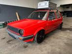 Volkswagen Golf MK2 1.6 Aut. Bj 3-1985 Belastingvrij, Auto's, Stof, 4 cilinders, Dakrails, Grijs