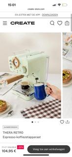CREATE retro Espresso-koffiezetapparaat, Ophalen of Verzenden, Nieuw