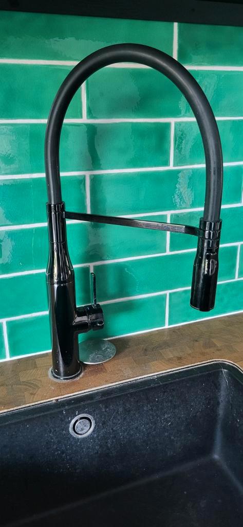 Ikea Spoelbak & Kraan - Zwart - 2 Jaar Oud, Huis en Inrichting, Keuken | Keukenelementen, Gebruikt, Minder dan 100 cm, Minder dan 50 cm