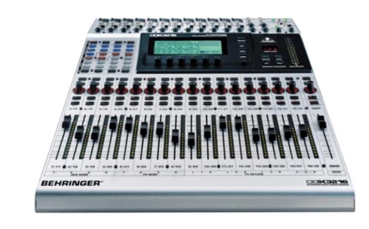 Behringer digitale mengtafel DDX 3216 incl. flightcase, Muziek en Instrumenten, Mengpanelen, Gebruikt, 20 kanalen of meer, Ophalen