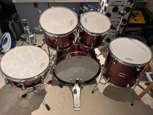 Yamaha Gigamaster Drumstel + Silent Set, Muziek en Instrumenten, Drumstellen en Slagwerk, Gebruikt, Yamaha, Ophalen