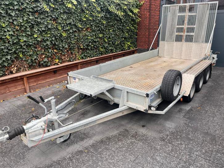 Aanhanger - Ifor Williams 3 asser, Auto diversen, Aanhangers en Bagagewagens, Gebruikt, Ophalen of Verzenden