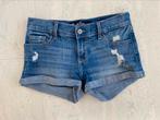 Korte broek spijkerstof blauw. Hollister maat xs, Kleding | Dames, Broeken en Pantalons, Gedragen, Maat 34 (XS) of kleiner, Blauw