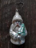 Oude brocante glazen kerstman kerstbal., Diversen, Ophalen of Verzenden, Gebruikt