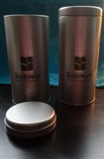 2 mooie theeblikken van Tea Tower *nieuw*, Ophalen of Verzenden, Nieuw