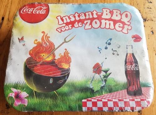 Instant BBQ, Coca Cola, eenmalig gebruik, incl. houtskool, Tuin en Terras, Houtskoolbarbecues, Zo goed als nieuw, Ophalen of Verzenden