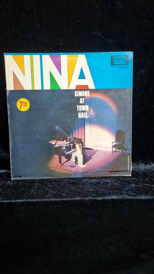 Nina Simone At Town Hall LP - Colpix Records, Cd's en Dvd's, Vinyl | Jazz en Blues, Gebruikt, Jazz, 1960 tot 1980, Ophalen of Verzenden