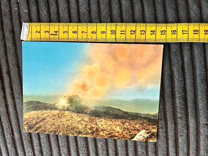436.Kaart Vesuvio Eruption 1944, Verzamelen, Ansichtkaarten | Themakaarten, Ongelopen, Ophalen of Verzenden