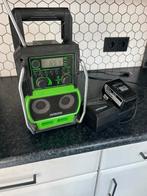 Hitachi Bouwradio met 5Ah Batterij, Ophalen of Verzenden, Gebruikt, Bouwradio