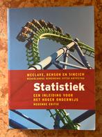 T. Sincich - Statistiek, Boeken, Ophalen of Verzenden, Zo goed als nieuw, T. Sincich; J.T. MacClave; P.G. Benson, Nederlands