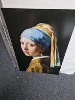 Meisje met de parel. 60x 90 cm., Huis en Inrichting, Ophalen, Zo goed als nieuw, Schilderij, 75 tot 100 cm