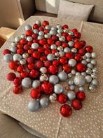 Kerstballen van glas en plastic, slingers, waxinelichthouder, Diversen, Kerst, Ophalen, Gebruikt
