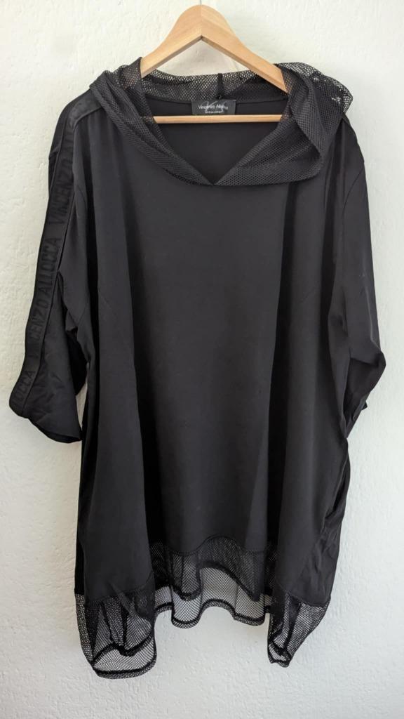 Tuniek van Vincenzo Allocca, Kleding | Dames, Grote Maten, Zo goed als nieuw, Blouse of Tuniek, Zwart, Ophalen of Verzenden