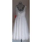 Driekwart lange (bruids)jurk in kleur ivoor, JJ's House, Maat 46/48 (XL) of groter, Ophalen of Verzenden, Zo goed als nieuw