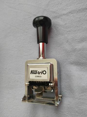 Vintage Numbering machine Kw Trio  beschikbaar voor biedingen