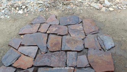 Multicolor Slate leisteen flagstones € 39,95 p/m2, Tuin en Terras, Tegels en Klinkers, Nieuw, Terrastegels, Natuursteen, Ophalen