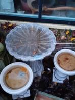 Vogelbad gietijzer graniet beton brons m/z voet Voederhuis, Ophalen