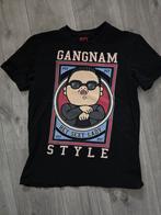 Zwart dames shirt Gangnam Style Psy, maat M (PP6), Kleding | Dames, Ophalen of Verzenden, Zo goed als nieuw, Zwart, Korte mouw